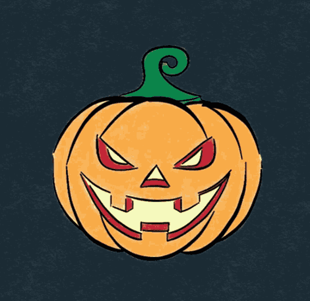 Halloween Creepy Pumpkin GIF