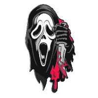 Halloween Ghostface Sticker