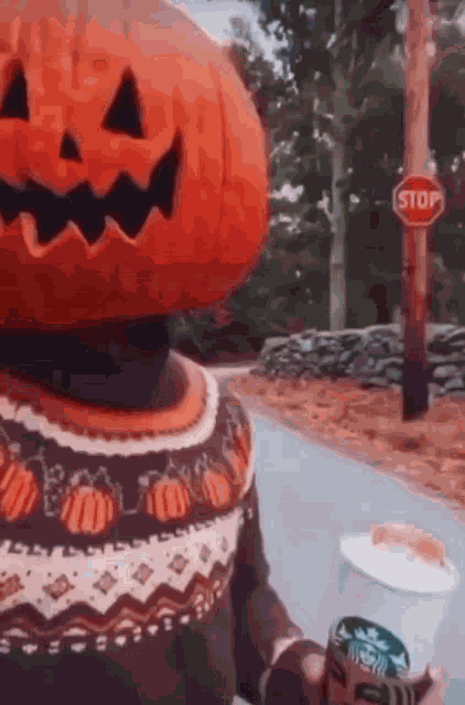 Halloween Psl GIF
