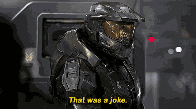 Halo That Was A Joke GIF