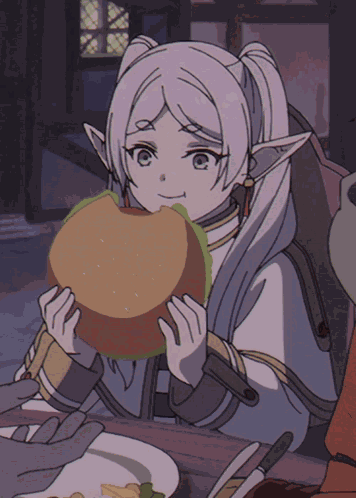 Hamburger Frieren GIF