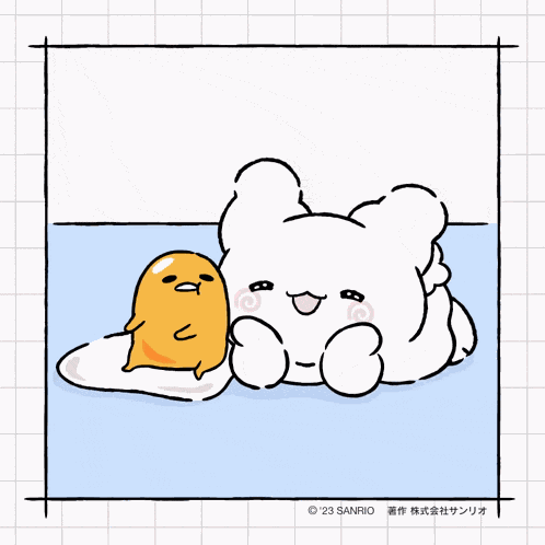 Hanamaruobake Gudetama GIF