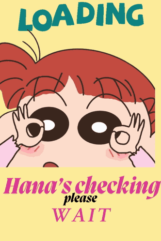 Hana'S Checking Loading GIF
