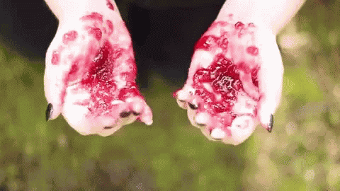 Hand Blood Like GIF