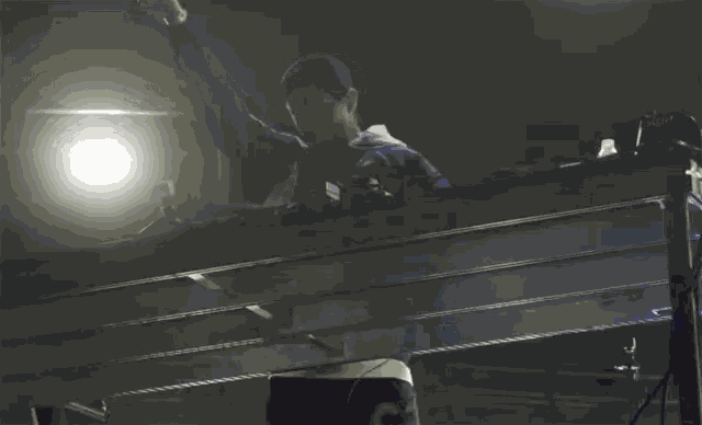 Hands Up Strobe Light GIF