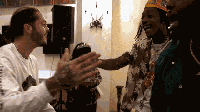 Handshake Wiz Khalifa GIF