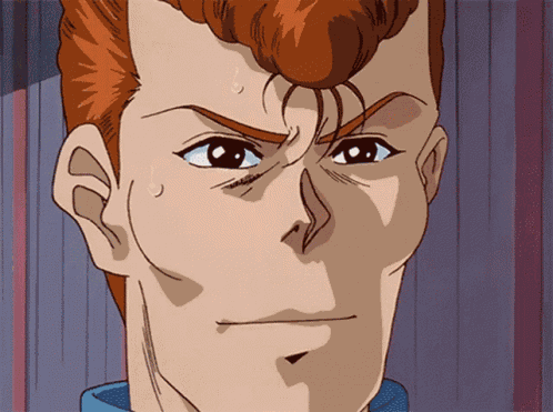 Handsome Kuwabara Yu Yu Hakusho GIF