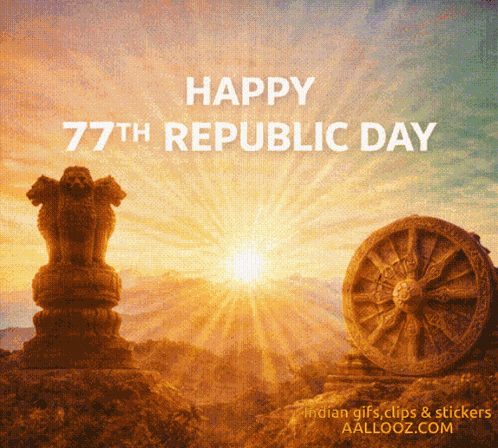 Happy 77th Republic Day Republic Day 2026 GIF