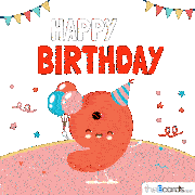 Happy 9th Birthday 9th Happy Birthday Sticker