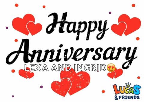 Happy Anniversary Happy Anniversary Hearts GIF