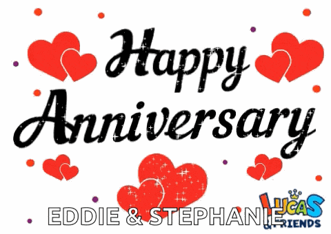 Happy Anniversary Happy Anniversary Hearts GIF