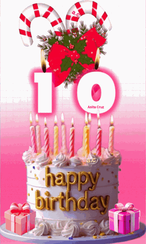 Happy Birthday 10 GIF