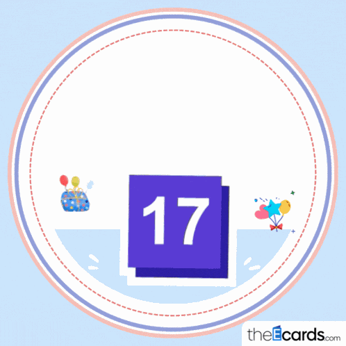 Happy Birthday 17 Theecards GIF