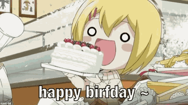 Happy Birthday Anime GIF