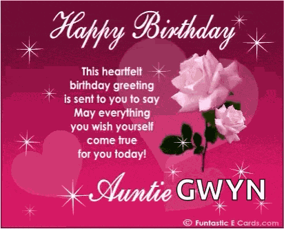 Happy Birthday Auntie GIF