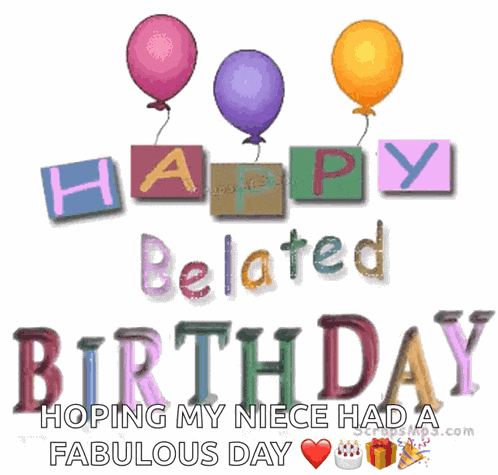 Happy Birthday Balloons GIF