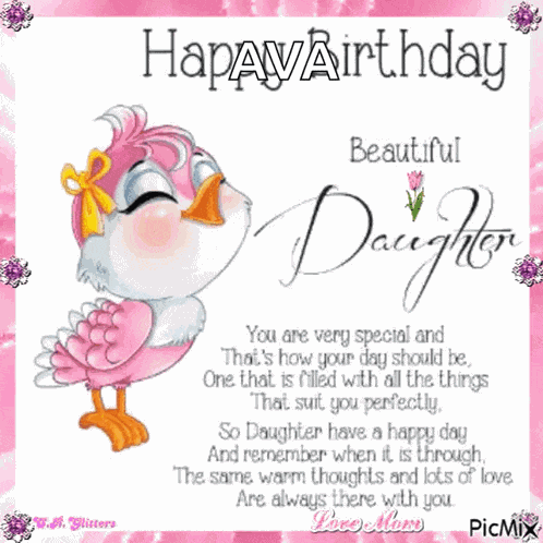 Happy Birthday Bird GIF