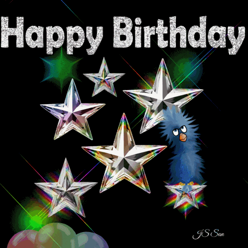 Happy Birthday Birthday Balloons GIF