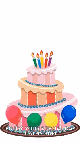 Happy Birthday Birthday Cake GIF