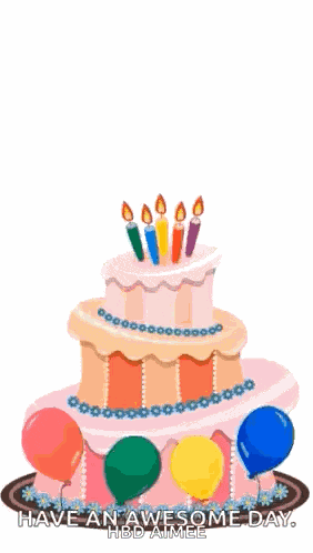 Happy Birthday Birthday Cake GIF