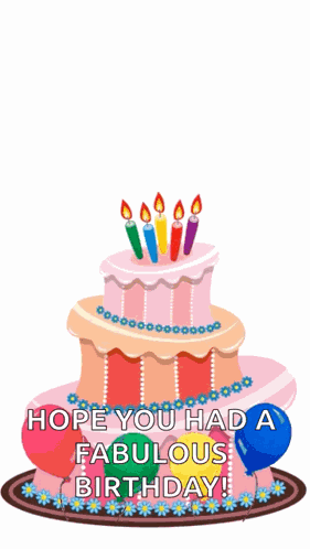 Happy Birthday Birthday Cake GIF