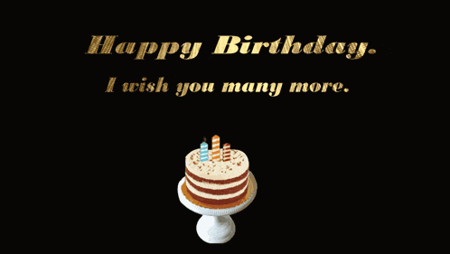 Happy Birthday Birthday Cake GIF