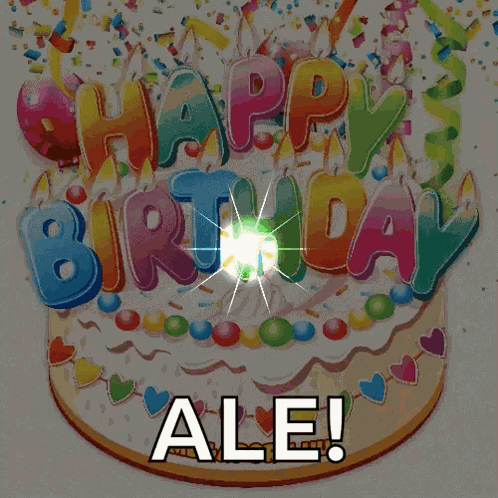 Happy Birthday Birthday Cake GIF