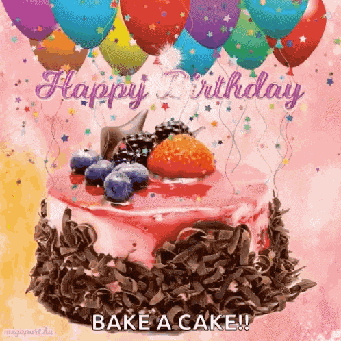 Happy Birthday Birthday Cake GIF