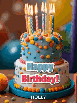 Happy Birthday Birthday Cake GIF