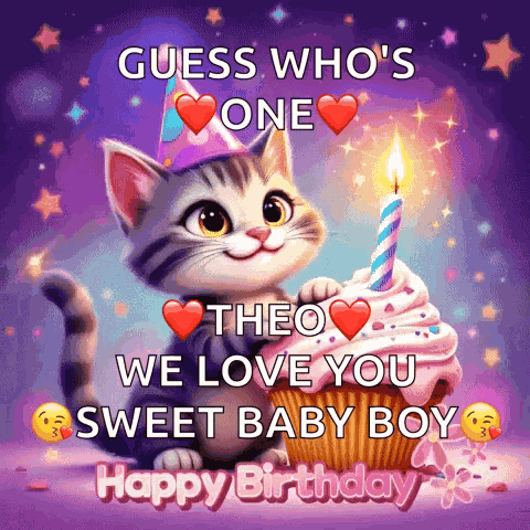 Happy Birthday Birthday Cat GIF