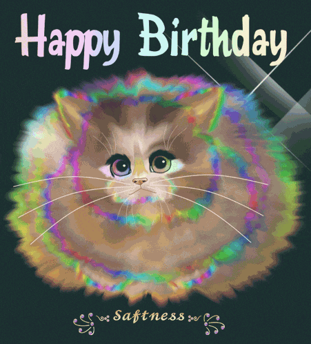 Happy Birthday Birthday Cat GIF