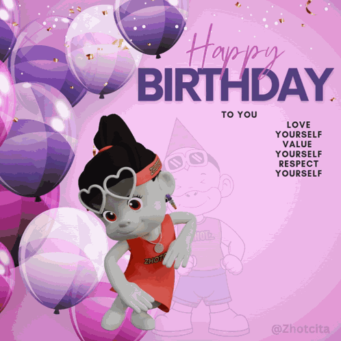 Happy Birthday Birthday Girl GIF