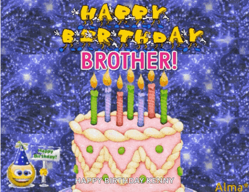 Happy Birthday Brother GIF