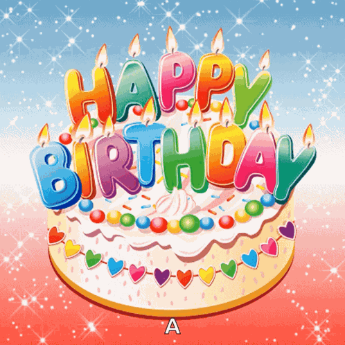 Happy Birthday Cake GIF