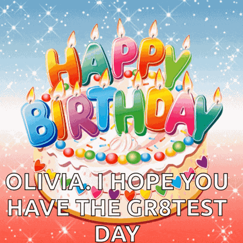 Happy Birthday Cake GIF