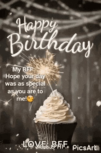 Happy Birthday Cupcake GIF