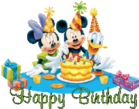 Happy Birthday Disney Sticker