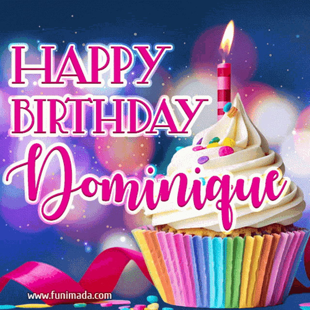 Happy Birthday Dominique GIF