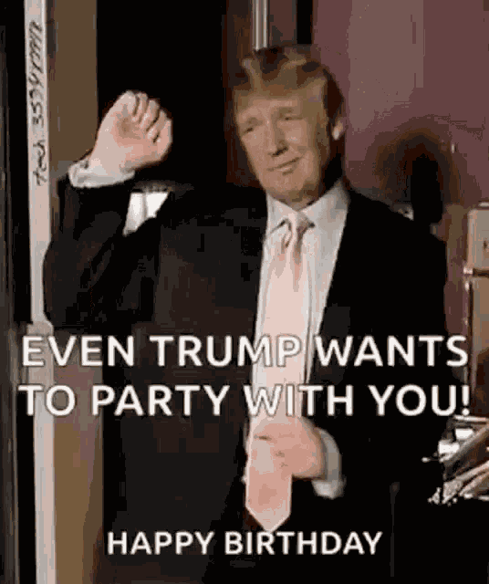 Happy Birthday Donald Trump GIF
