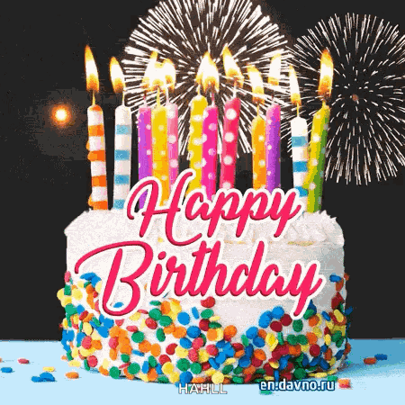 Happy Birthday Fireworks Kids Happy Birthday GIF
