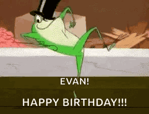Happy Birthday Frog GIF