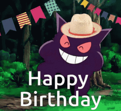 Happy Birthday Gengar GIF