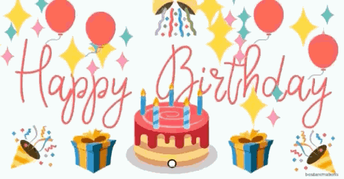 Happy Birthday Gif Birthday Wishes GIF