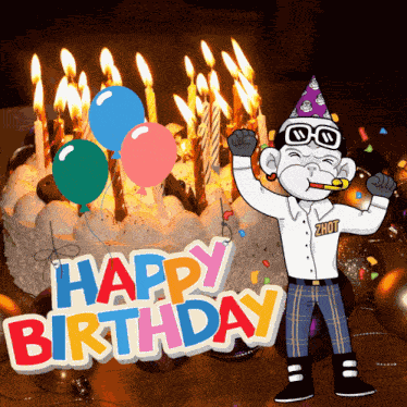 Happy Birthday Happy Birthday Cheers GIF