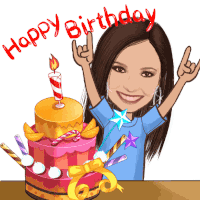 Happy Birthday Sticker