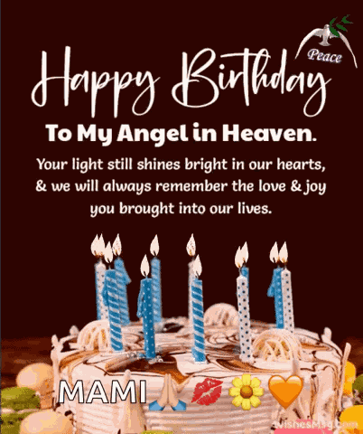 Happy Birthday In Heaven Gif GIF