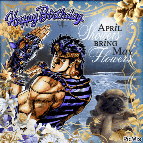 Happy Birthday Jonathan Joestar GIF