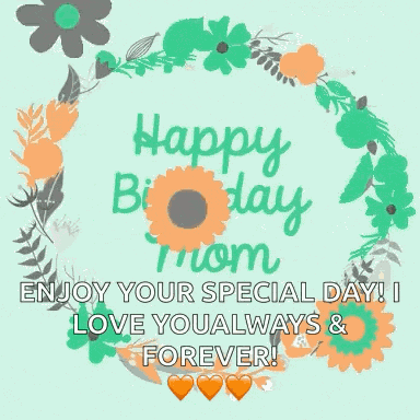 Happy Birthday Mom Birthday GIF