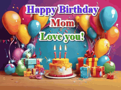 Happy Birthday Mom GIF
