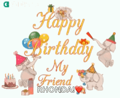 Happy Birthday My Friend Gifkaro GIF